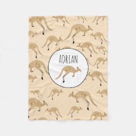 Manta Polar Nombre personalizado del patrón canguro australian