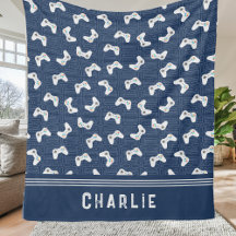 Nombre personalizado del patrón monograma de video