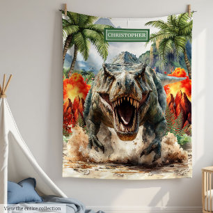 Manta Polar Nombre personalizado del tiranosaurio salvaje pers