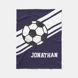 Manta Polar Nombre personalizado deportes del balón de fútbo