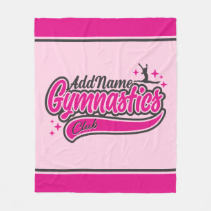 Manta Polar NOMBRE personalizado Gimnasia de salto dividido de