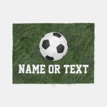 Nombre Personalizado Green Grass Soccer Boys