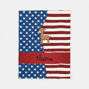 Manta Polar Nombre personalizado Impala patriótica