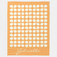 Nombre Personalizado Mostaza Amarillo Cálido Geomé