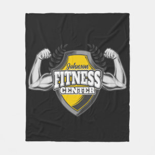 Manta Polar NOMBRE Personalizado Músculo entrenador de fitness