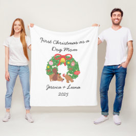 Manta Polar Nombre personalizado Navidades amputados y diverti