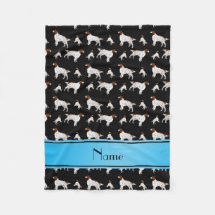 Manta Polar Nombre personalizado: negro Inglés Setter
