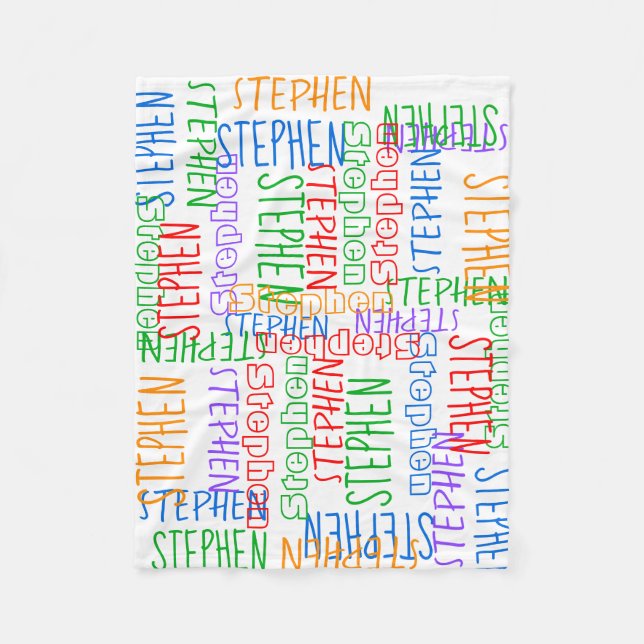 Manta Polar Nombre personalizado personalizado personalizado d (Anverso)