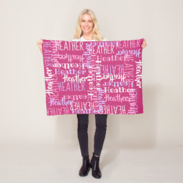 Manta Polar Nombre personalizado personalizado personalizado d