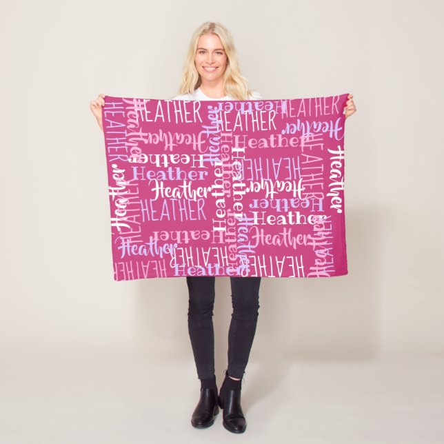 Manta Polar Nombre personalizado personalizado personalizado d