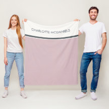 Nombre personalizado simple rosado moderno