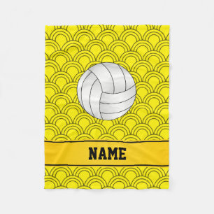 Manta Polar Nombre personalizado voleibol círculos de media am