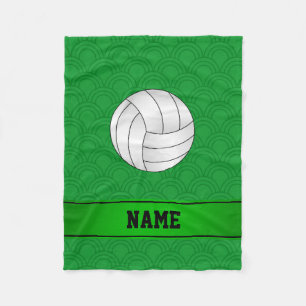 Manta Polar Nombre personalizado voleibol círculos de media ve