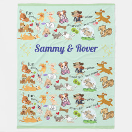 Manta Polar Nombres personalizados para usted o su hijo