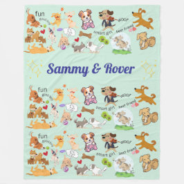 Manta Polar Nombres personalizados para usted o su hijo