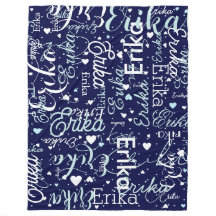 Nombres románticos y corazones cortos repetidos en