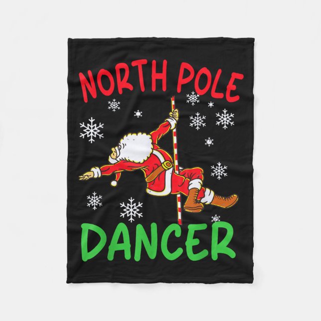 Manta Polar North Le Dancer Funny Santa Joke  (Anverso)