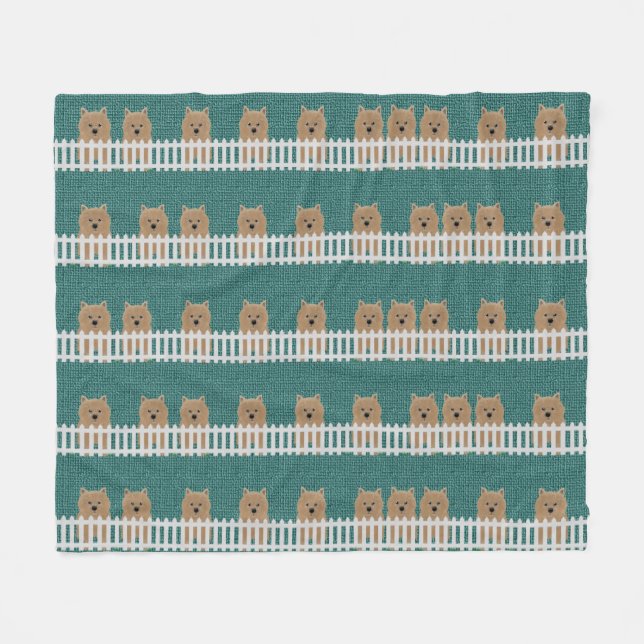 Manta Polar Norwich Terrier Fleece Blanket (Frente (Horizontal))