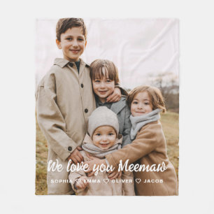 Manta Polar Nos Encanta La Familia Meemaw Moderna Fotografía Ú