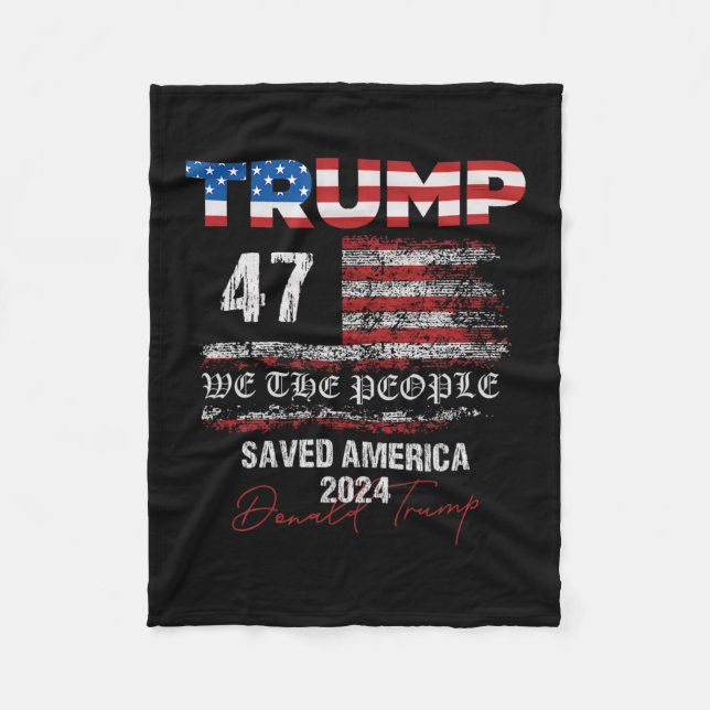 Manta Polar Nosotros, el pueblo, Trump, salvamos a Estados Uni (Anverso)