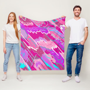Manta Polar Nostalgia de Nostalgia Pop Art en Magenta