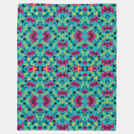 Manta Polar Nostalgia neón: Un audaz remix de los años 90