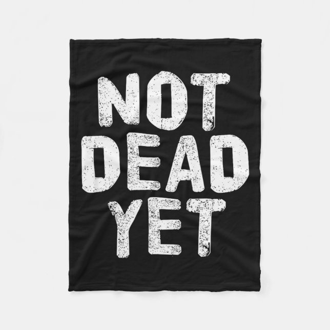 Manta Polar Not Dead Ye Funny Undead Zombie Veteran  (Anverso)