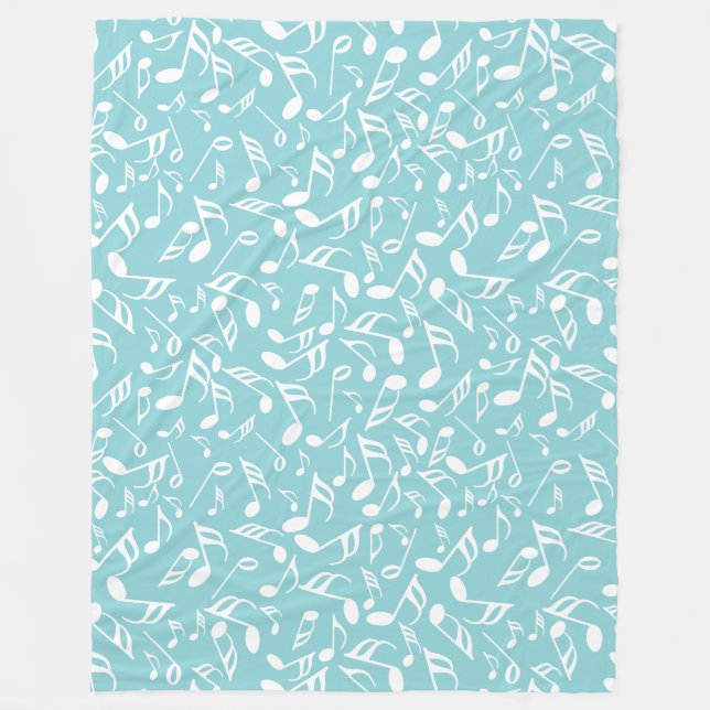 Manta Polar Notas musicales (Anverso)