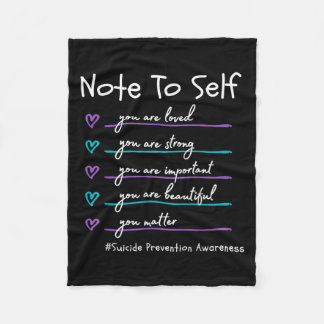 Manta Polar Note To Self You Suicide Prevention Awareness