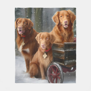 Manta Polar Nova Scotia Duck Toller Retriever Trineo Nevado