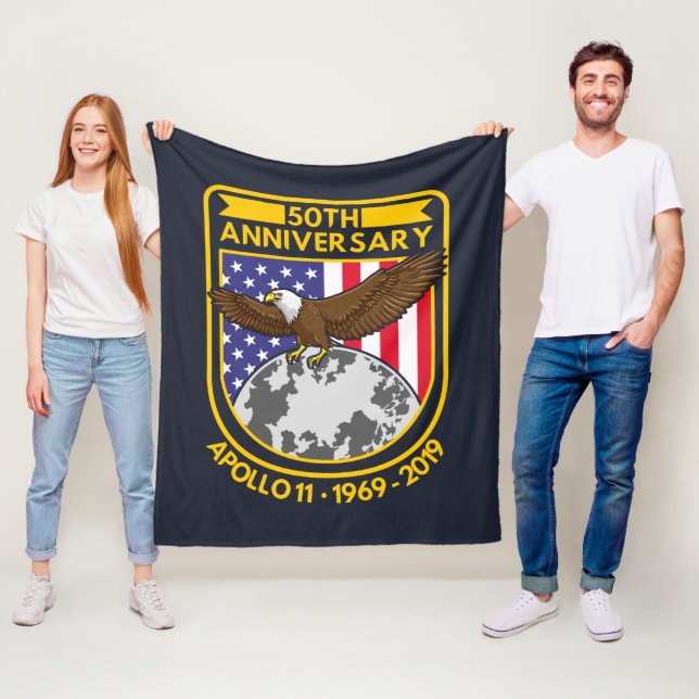 Manta Polar Novedad del 50 aniversario de Apolo 11 Moon Landin (In situ)