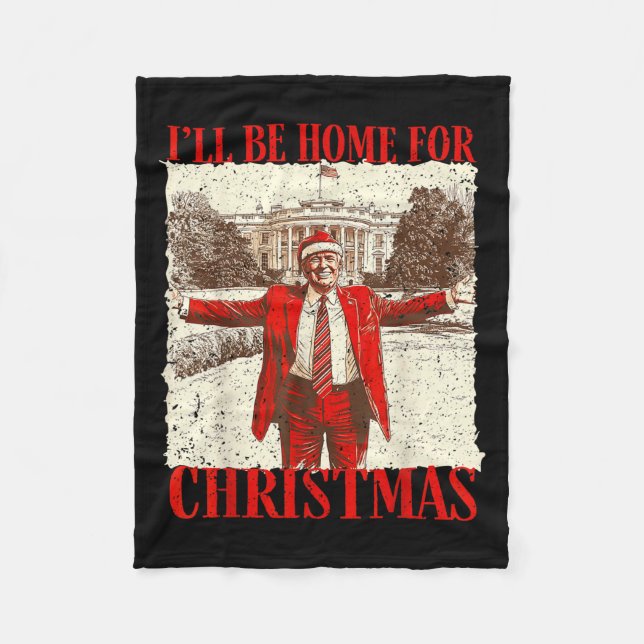 Manta Polar Novelty Political Apparel Funny Trump 2024 Ill Be  (Anverso)