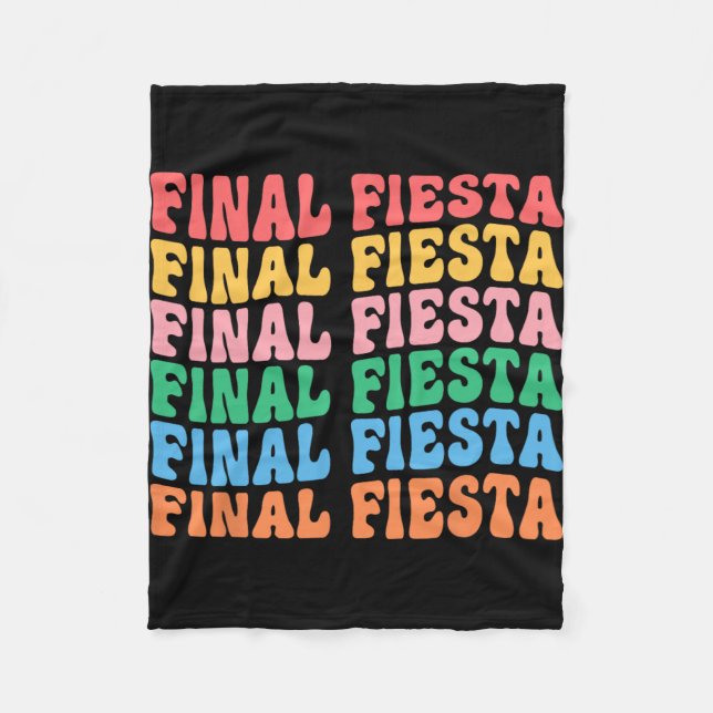 Manta Polar Novia de la Fiesta Final Squad Camisetas de Desped (Anverso)