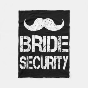 Manta Polar Novia Divertida Seguridad Niños Fiesta de Boda Des