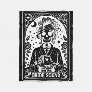 Manta Polar Novia Escuadrón Tarjeta Tarot Novia Coven Gótico S