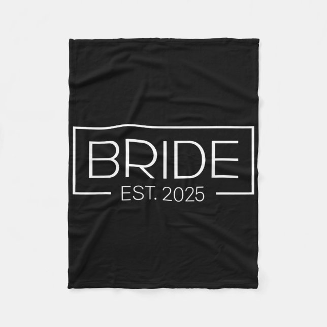 Manta Polar Novia Est. Futuro Sra. Esposa Bachelorette Parte (Anverso)
