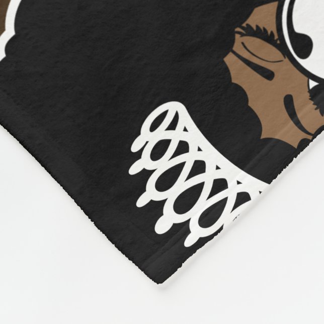 Manta Polar Novia melanina con afro (Esquina)