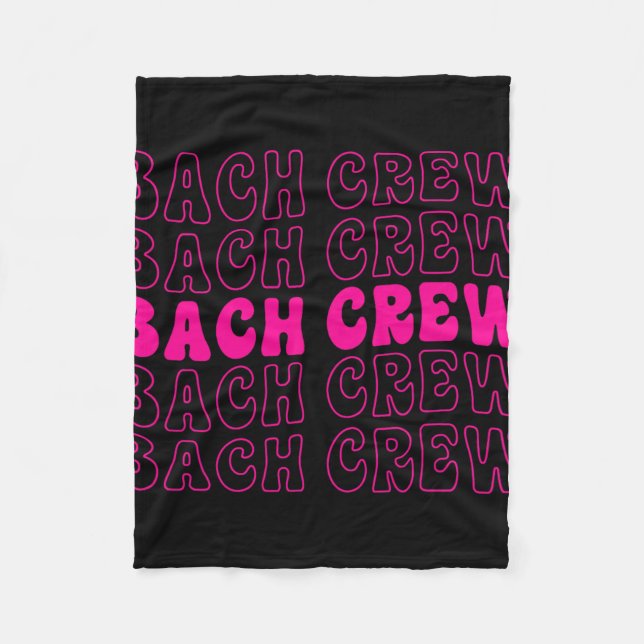 Manta Polar Novia Tripulación Cuadrilla de Despedida de Solter (Anverso)