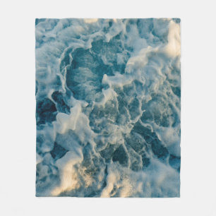 MANTA POLAR NUBES BLANCOS EN EL CIELO AZUL