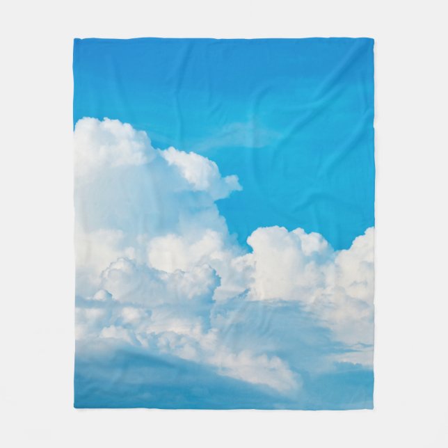 Manta Polar Nubes de fondo del cielo azul blancas (Anverso)