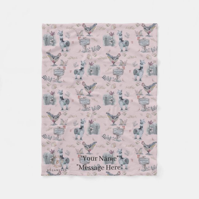 Manta Polar Núcleo de la cabaña Animales (Anverso)