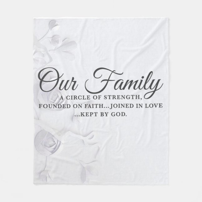 Manta Polar Nuestra familia (Anverso)