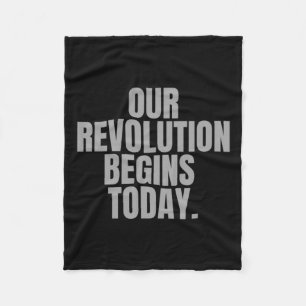 Manta Polar Nuestra Revolución Comienza Hoy.