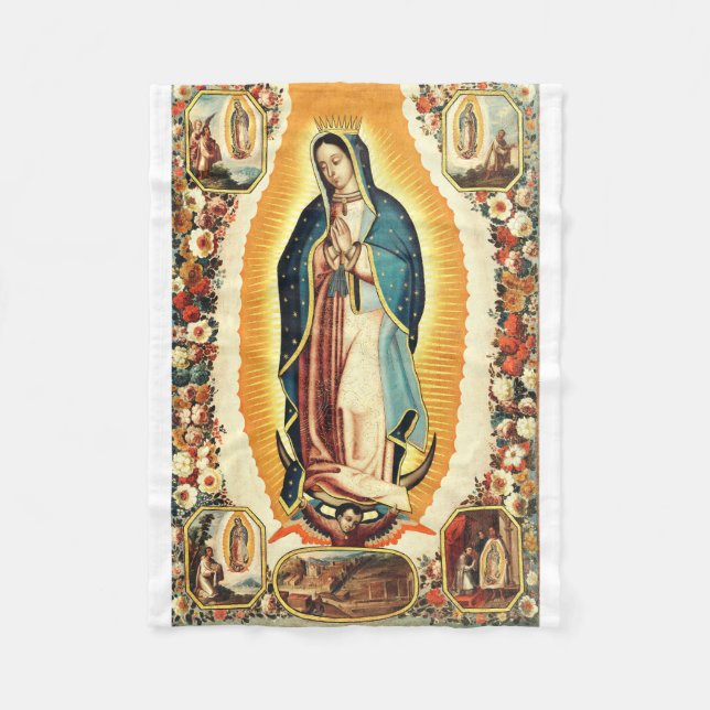 Manta Polar Nuestra Señora de Guadalupe (Anverso)