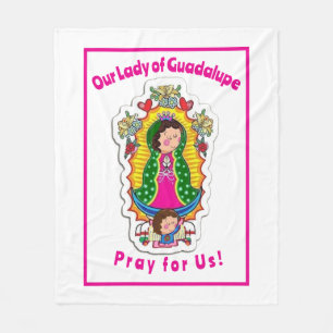 Manta Polar Nuestra Señora de Guadalupe