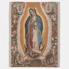 Manta Polar Nuestra Señora de Guadalupe México Católico