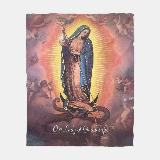 Manta Polar Nuestra Señora de Guadalupe Rev12 (Anverso)