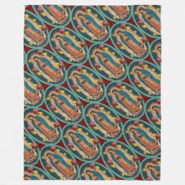 Manta Polar Nuestra Señora de Guadalupe Santa María Virgen de