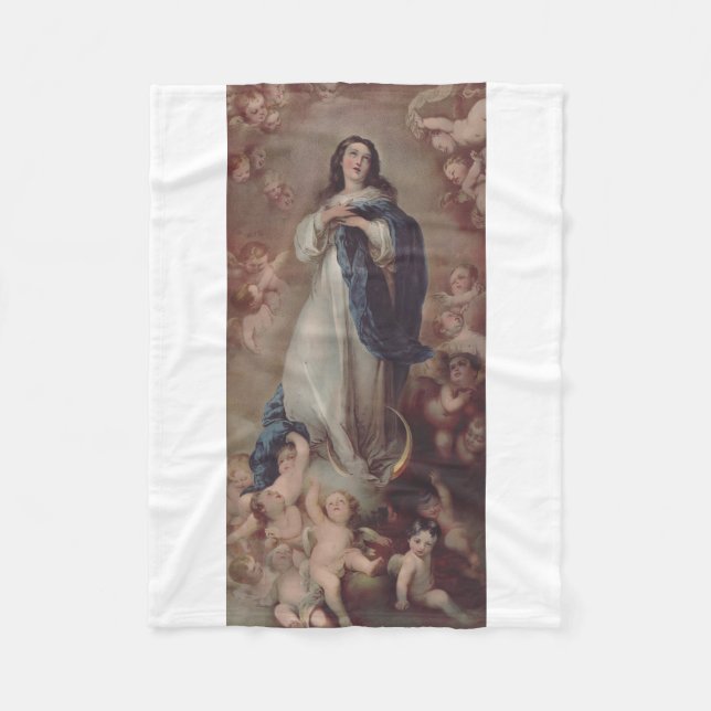 Manta Polar Nuestra Señora de la Inmaculada Concepción Arte (Anverso)