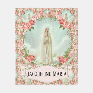 Manta Polar Nuestra señora de los rosas del Virgen María